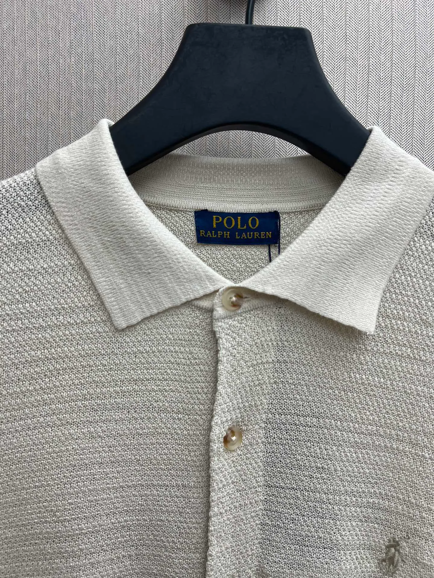 🅿️540 Polo 25 new solid color lapel single-breasted long-sleeved shirt for men, new stone color, code number: S.M.L.XL.